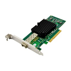 "High-Speed MicroConnect 1 Port 10G Fiber Network Card - MC-PCIE-82599EN for Superior Connectivity"